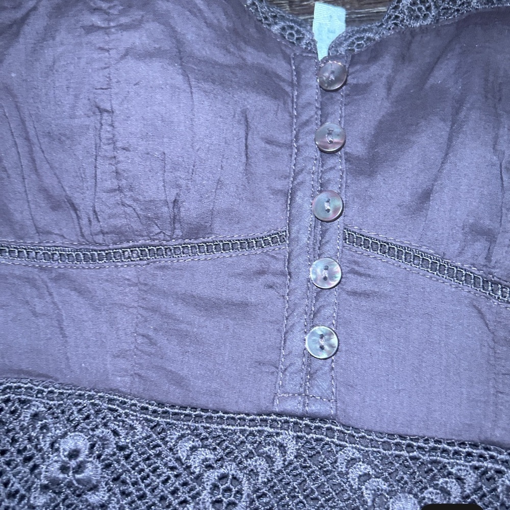 American Eagle Brown Lace Dress.